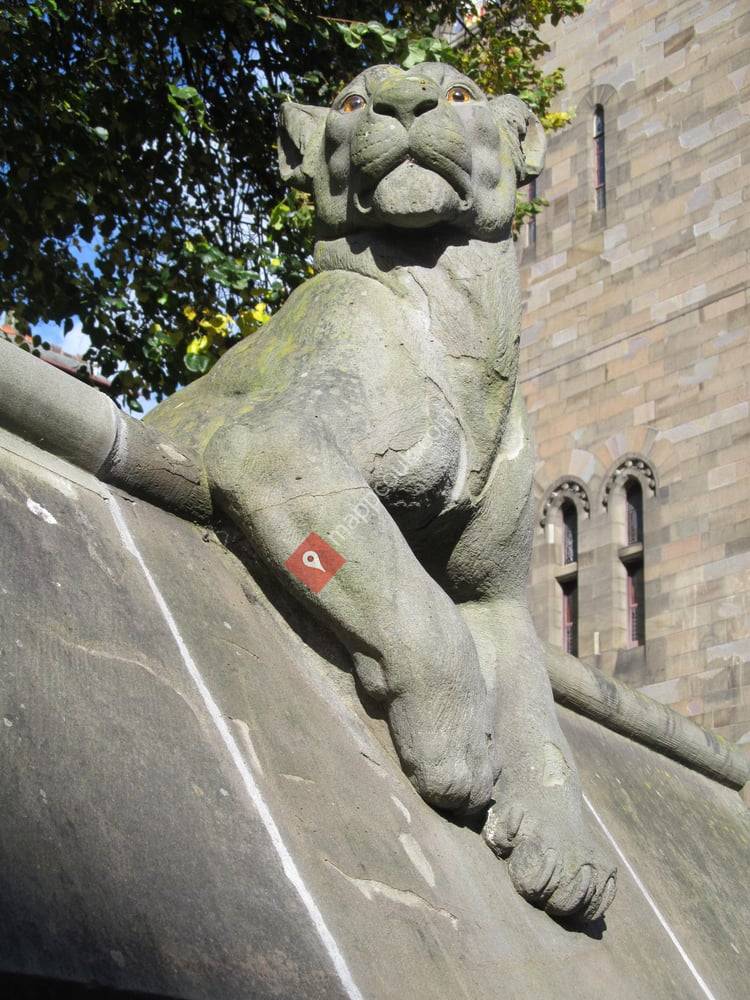 Cardiff Castle's Animal Wall