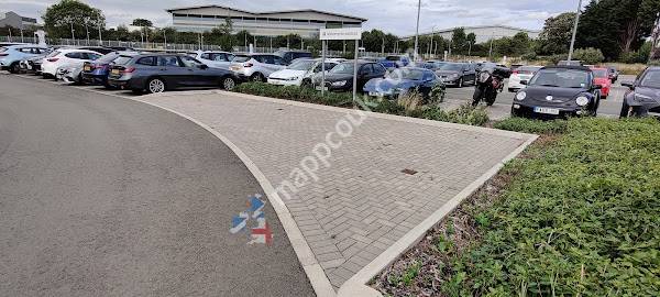 Motorcycle parking @ Worcestershire Parkway