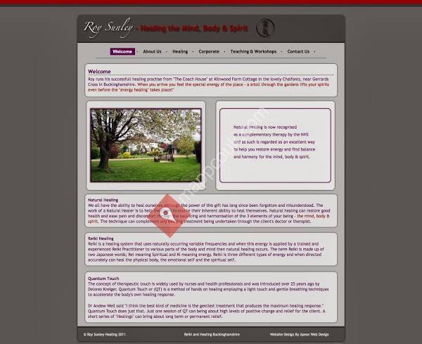 Roy Sunley - Reiki and Quantum Touch Healing Buckinghamshire